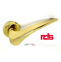 Maniglia RDS ELBA art. 0171 Oro lucido maniglie per porte RDS porte interne 