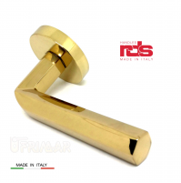 Maniglia RDS VALENZA art. 0181 Oro lucido maniglie per porte RDS porte interne 