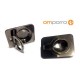 Maniglia incasso con anello Pieghevole per porte mm.51x38 Canna di Fucile 