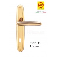 Maniglia porta Valli e Valli Prunus H192 P8 Ottone lucido D.70 foro patent 