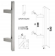Maniglione per porta Acciaio Inox satinato L.mm.500 inter. mm.300 ACCIAROLI