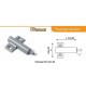 PARACOLPO IDRAULICO CHIUSURA SOFT SMOVE AMMORTIZZATORE PER ANTE CASSETTI CUCINA