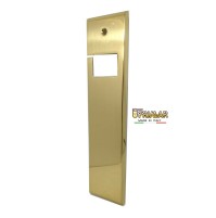 PLACCA AVVOLGITORE PER TAPPARELLE IN OTTONE LUCIDO mm.240x52 UNIVERSALE 