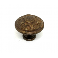 POMELLO PER CASSETTO MOBILI ANTICO STILE CLASSICO D.mm.30 BESANA BRONZO ANTICO