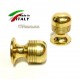 POMELLO PER MOBILI CASSETTI E ANTE IN OTTONE LUCIDO D.mm.22 MANDELLI ART.2001A