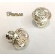 POMELLO PER MOBILI E ANTE finitura ARGENTO STILE CLASSICO D.mm.15 OMP ART.130 