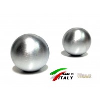 POMELLO POMOLO PER ANTA PORTA SFERA D.mm.35 CROMO SATINATO Filettato 4MA 