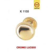 POMOLO POMELLO PER PORTA VALLI E VALLI K1155 CROMO LUCIDO D.mm.55 fisso/girevole