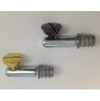 PZ.04 GIUNZIONI C/VITE TESTA CONICA PER MOBILI COMPLETE FINITURA BRONZO / ORO
