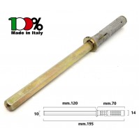 REGGIMENSOLA A SCOMPARSA  mm.10x120 TASSELLO D.14 REGGI MENSOLE RIPIANI LEGNO 