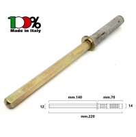 REGGIMENSOLA A SCOMPARSA  mm.12x140 TASSELLO D.14 REGGI MENSOLE RIPIANI LEGNO 