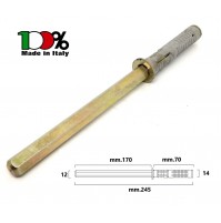 REGGIMENSOLA A SCOMPARSA  mm.12x170 TASSELLO D.14 REGGI MENSOLE RIPIANI LEGNO 