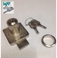 SERRATURA KYR ART.2.19 DA APPLICARE CON CILINDRO H.mm.26/31 D.19 PER CASSETTI 