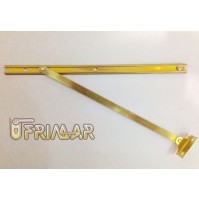 VASISTAS SNODATO TIPO A BINARIO DA mm.250 IN OTTONE MADE IN ITALY 